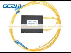 One Way Fiber 1CH DWDM Optical Add Drop Multiplexer Module