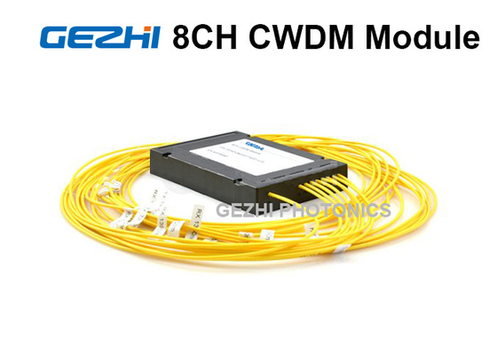 8 قنوات Simplex Fiber CWDM Module 1270-1610nm لمضخم الألياف الضوئية