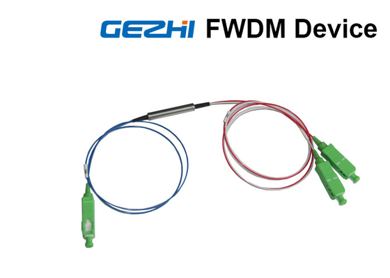 3 منافذ FWDM Filter CWDM Mux Demux Pass 1490nm Reflect 1310 / 1550nm