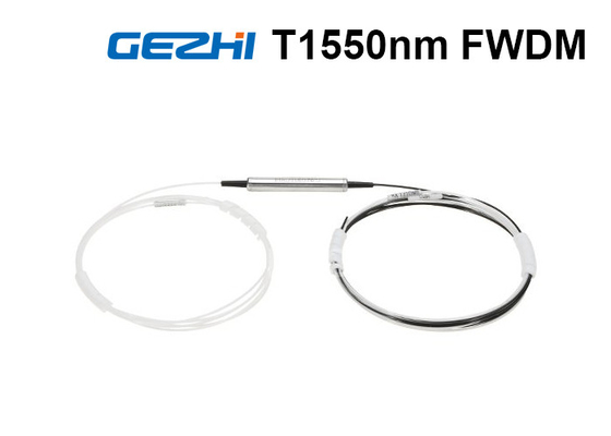 شراء أنبوب فولاذي 1x2 FWDM مرشح مرشح غشاء رقيق WDM Pass 1550nm يعكس 1310 / 1490nm online manufacture