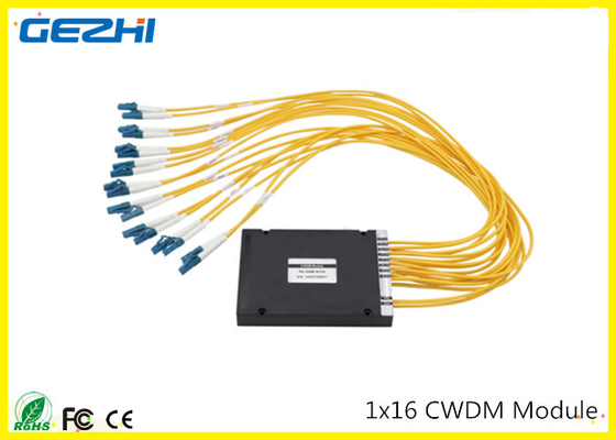 شراء 1x16CH CWDM Mux Demux Module 1260-1620nm LC Connector متعددة الأطوال الموجية online manufacture