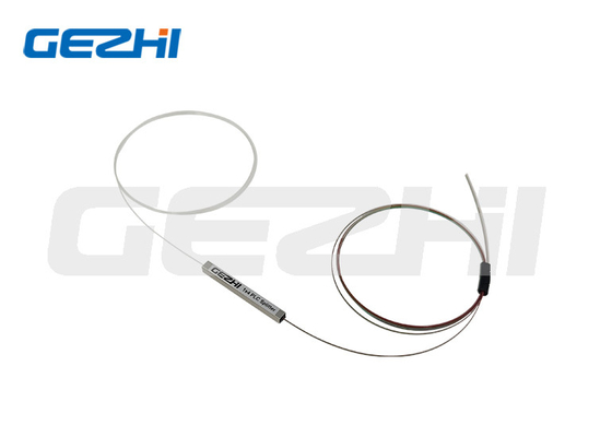 شراء جهاز تقسيم الألياف الضوئية المصغر PLC 1x4 أنبوب فولاذي APC UPC أحادي الوضع online manufacture