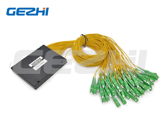 شراء OEM 1x64 G657A1 SC / APC الألياف الضوئية PLC الفاصل ABS نوع مربع الوحدة online manufacture