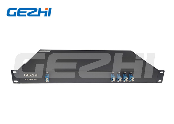 شراء 8 قنوات DWDM MUX DMUX 1U على حامل منخفض فقدان الإدراج online manufacture