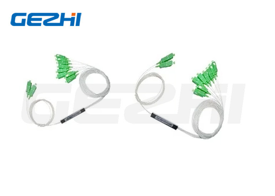شراء 2X8 LC SingleMode 0.9mm G657A1 فولاذ نوع Fiber Optic PLC Splitter في FTTx online manufacture