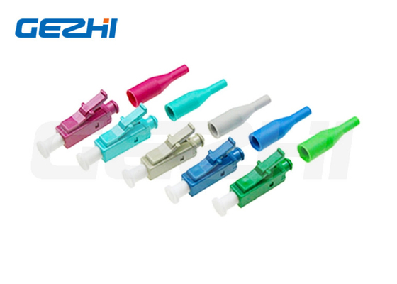 شراء موصل الألياف البصرية البسيط ذو الوضع الفردي LC UPC APC 0.9 مم FTTH أزرق أخضر online manufacture