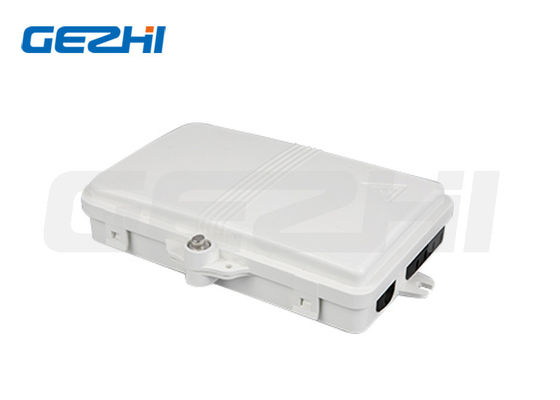 شراء صندوق إنهاء الألياف البصرية ABS 4 Core FTTH Rosette Box مع تصميم قابل للتركيب على الحائط تصنيع عبر الإنترنت