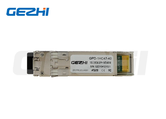 شراء 10G SFP CWDM 1490nm 40KM SFP + وحدة الاستقبال لتحويل Gigabit Ethernet online manufacture