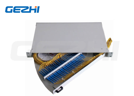 شراء 19' 1U الجانب سحب خارج رف جبل الألياف الضوئية لوحة التصحيح online manufacture