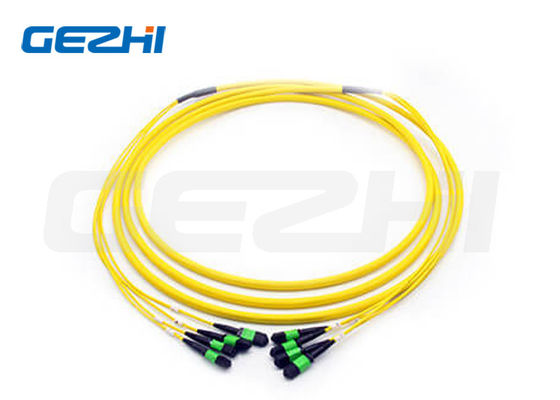 شراء كابل جذع MPO 48F 3.0 مم LSZH كابل توصيل الألياف البصرية لـ FTTX ومراكز البيانات تصنيع عبر الإنترنت