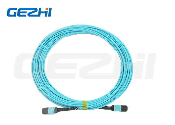 شراء كابل Gezhi MPO 12 ألياف من النوع B متعدد الأوضاع OM4 كابل التصحيح بالألياف online manufacture