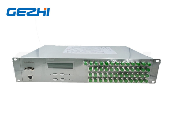شراء FSW 1x48 فائبر أوبتيكال سويتش 19 بوصة 2U راكماونت 1260 ~ 1650nm وضع واحد online manufacture