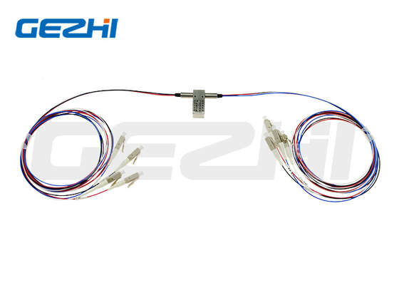 شراء مبدل نظري مزدوج D2x2B للتفاف مقفل / غير مقفل مبدل ميكانيكي للألياف الضوئية online manufacture