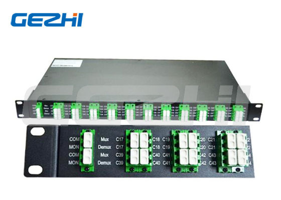 شراء 40 قناة LC/APC وحدة AWG DWDM غير حرارية 100GHz لتطبيقات MUX/DEMUX تصنيع عبر الإنترنت