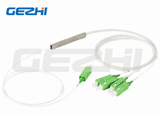 شراء 1x4 وضع واحد ألياف ضوئية PLC القسمة مع مروحة خارج & SC / مكالمات APC online manufacture