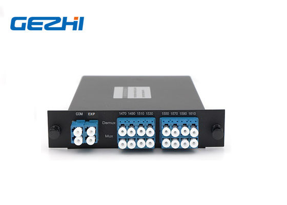 شراء 8 قنوات مزدوجة الألياف CWDM Mux الوحدة مع منفذ الشاشة online manufacture
