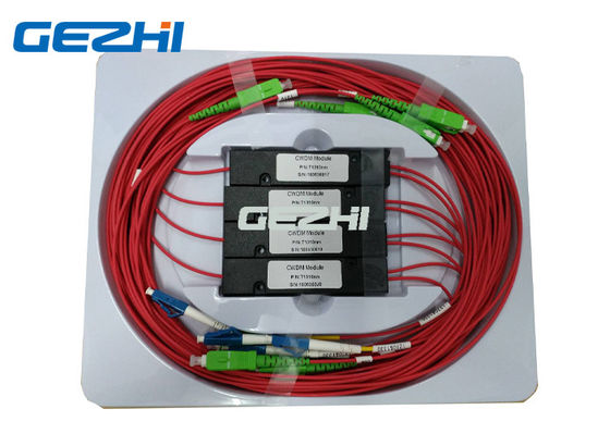 شراء الألياف المفردة البسيطة T1310nm قناة واحدة CWDM معدد الإرسال السلبي online manufacture