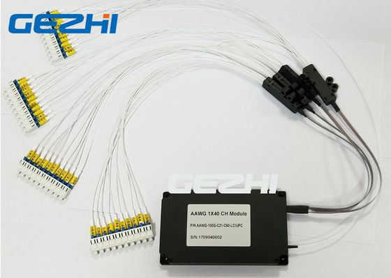 شراء 100 جيجا هرتز C60 1x40 CH AAWG Module DWDM Mux Demux online manufacture