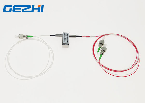 شراء 3V FC APC 1260nm عريضة الطول الموجي 1x2 مفاتيح الألياف الضوئية online manufacture