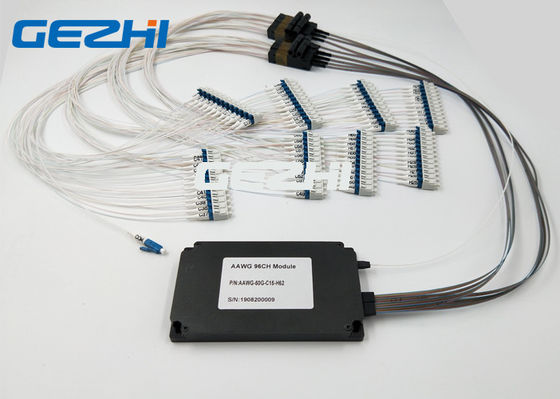 شراء LC PC Connector C15 50Ghz 96 Channel AAWG DWDM Module online manufacture