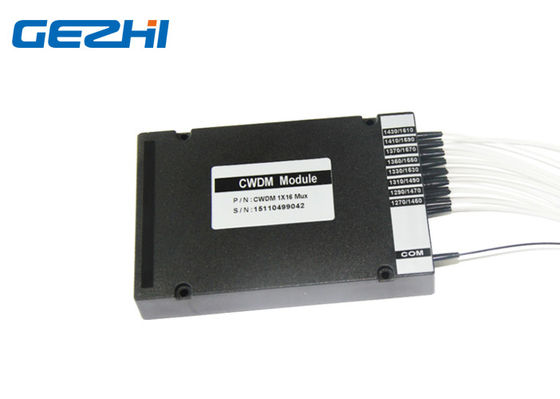 شراء 1610nm 1x16 Single Fibre Passive 16 Channels CWDM Splitter online manufacture