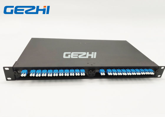 شراء 4 فتحة 1U الرف جبل 100 جيجا هرتز 8CH DWDM Mux Demux Module online manufacture