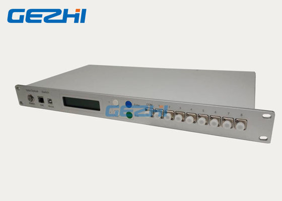 شراء انخفاض خسارة فقدان الإدراج 1650nm 1X8 معدات التبديل البصرية online manufacture