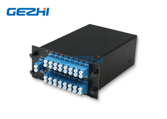 شراء الألياف المزدوجة 1x16 CH CWDM Mux Demux Fiber Optical Multiplexer online manufacture