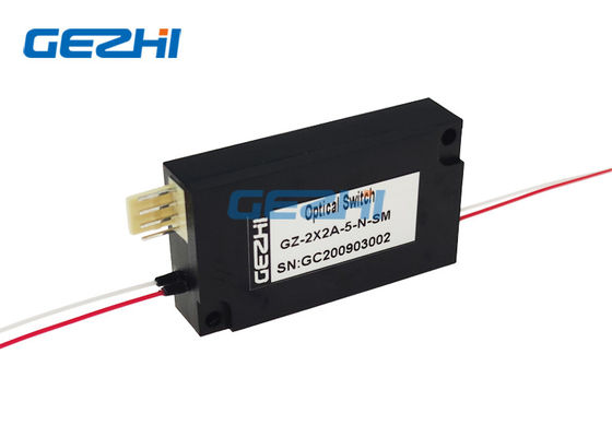 شراء 1650nm 500mW 2x2 وحدة التبديل البصرية الميكانيكية عبر شريط online manufacture