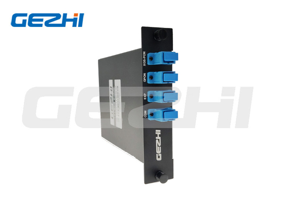 عنصر التعايش الليفي الفردي GPON + XGS-PON CEx WDM LGX Module SC / UPC
