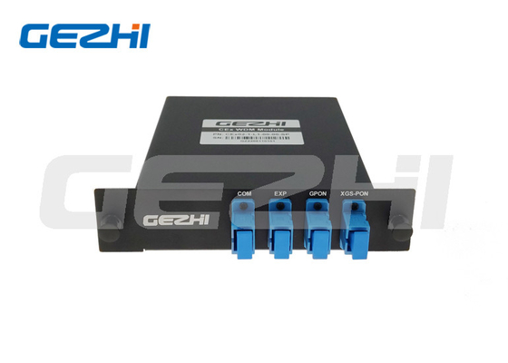 WDM1R GPON 1310/1490 XGS-PON 1270 / 1577nm مرشح WDM متعدد الكاسيت