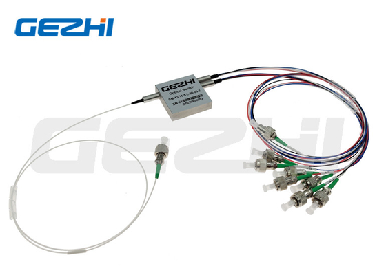 1x8T 1310 / 1550nm المفاتيح البصرية الميكانيكية البصرية لحجب القناة