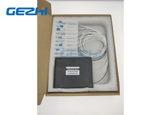8CH CWDM OADM وحدة الألياف المزدوجة 900um أنبوب فضفاض 1470-1610 نانومتر الطول الموجي