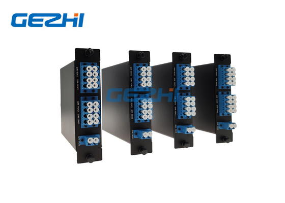 بصري CWDM Mux Demux 8CH Duplex CWDM Multiplexer لإضافة / إسقاط