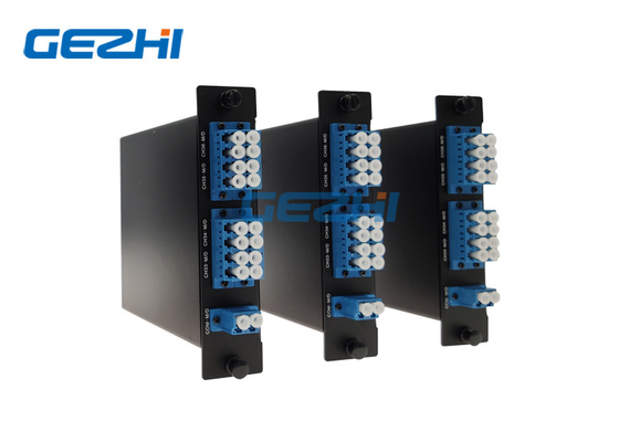 8CH CWDM وحدات الألياف البصرية منخفضة IL عالية العزلة الألياف المزدوجة