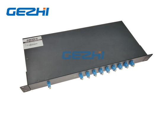 وحدة مضاعف تقسيم الطول الموجي الملون (CWDM) 1x16 قناة مع موصل LC/UPC لتطبيقات مراكز البيانات
