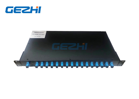 1x16 SC / UPC Connector CWDM Mux Demux لنظام الشبكات البصرية