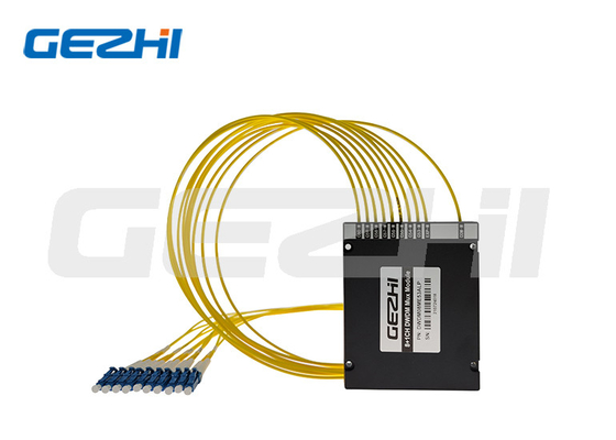 وحدة ABS مثبتة على الرف DWDM MUX DEMUX 8 قنوات 1310/1490/1550nm CATV PON WDM