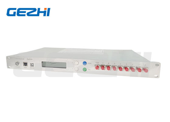صندوق توزيع ألياف ضوئية FTTH 1x8 SC/UPC بوقت تبديل سريع وضمان 3 سنوات