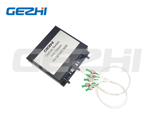 أوم 1x4 شبكة الألياف التبديل 1260-1650nm طول الموجة