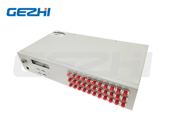RJ45 إدارة الاتصالات عن بعد 1x32 موانئ 100M ألياف الضوئية المفتاحات انخفاض خسارة الإدراج