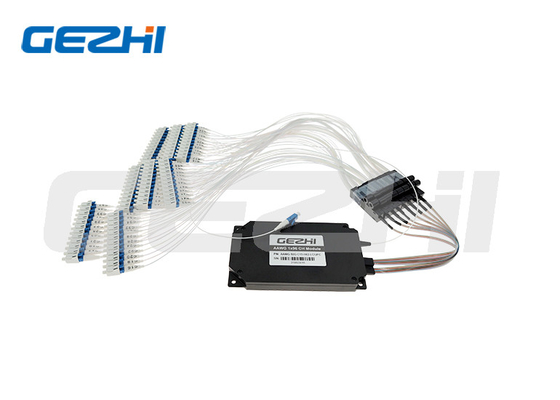 1x96 قناة AAWG DWDM وحدة LC / UPC موصل مع صندوق معدني