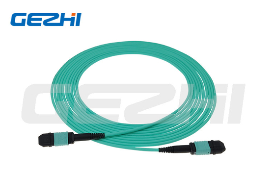 0.5 / 1/2 / 3m أو كبل MPO Patch المخصص ، كبل MPO Patch OM3 عالي الكثافة