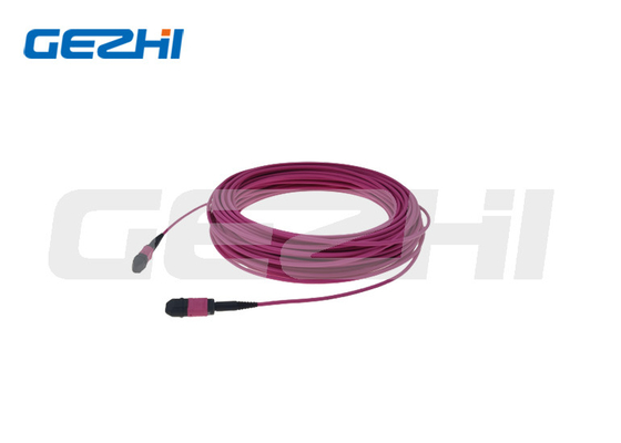 MPO 8 Core OM4 Multimode Patch Cable Series MPO LC Patch Cord ضفيرة