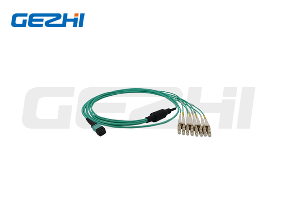 كابل التصحيح متعدد الأوضاع منخفضة PDL MPO OM3 12 كابل MPO الألياف
