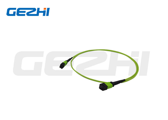 سلسلة كبلات التصحيح OM5 MPO Trunk Cable للاتصال البصري عالي الكثافة