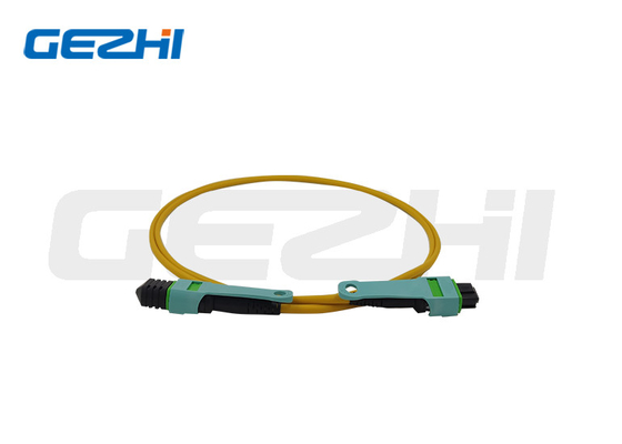 144 Core Mtp / Mpo Trunk Fiber Patch Cord كابل Os2