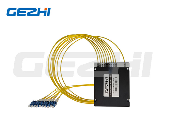 8CH DWDM وحدة 2In1 رف مع مزدوجة الألياف DWDM mux مرشحات سلبية 1x8 قنوات قنوات