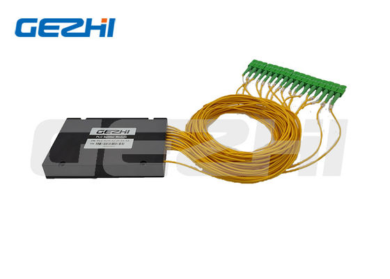 خسران منخفض 1x16 ABS Box PLC Splitter لشبكات الألياف الضوئية
