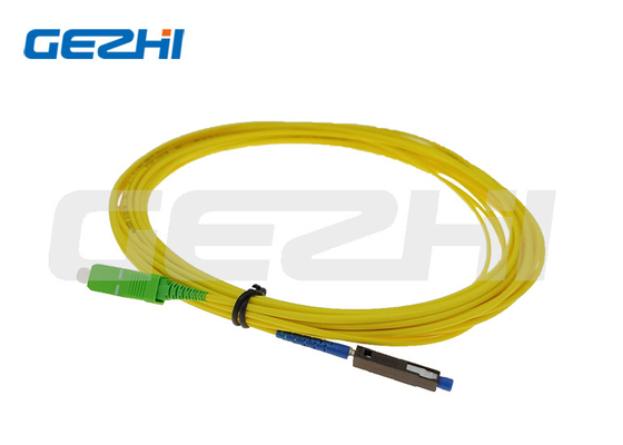 Simplex MU to SC Connector سلسلة كبل تصحيح سلك تصحيح الألياف لشبكة البيانات